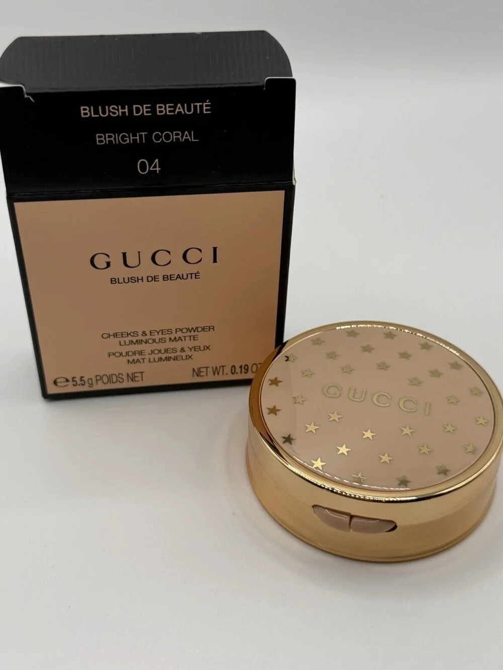 Gucci Blush de Beauté Cheeks & Eyes Powder 04 Bright Coral 5.5g